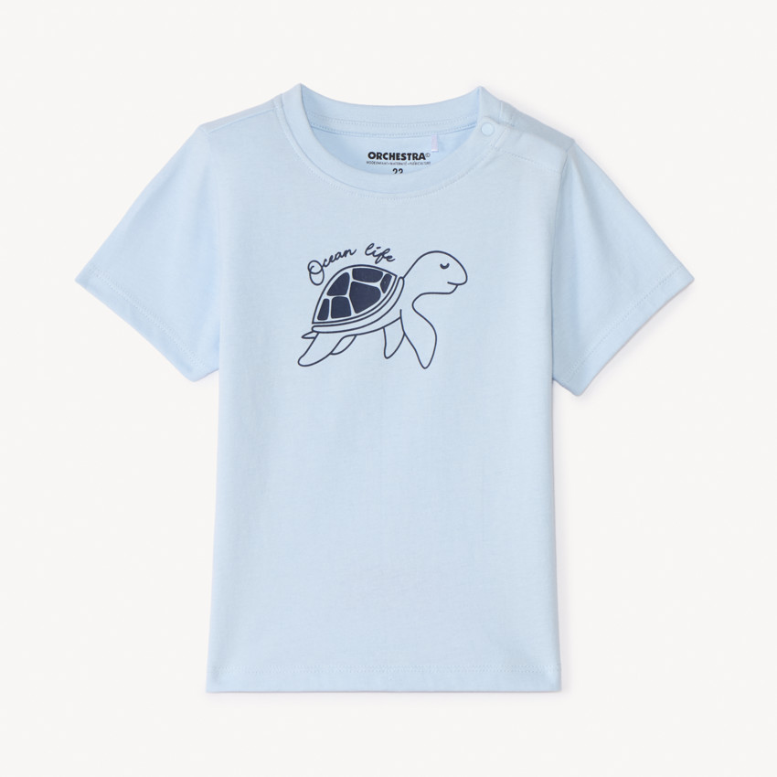 T-shirt manches courtes print animaux pour bébé garçon 