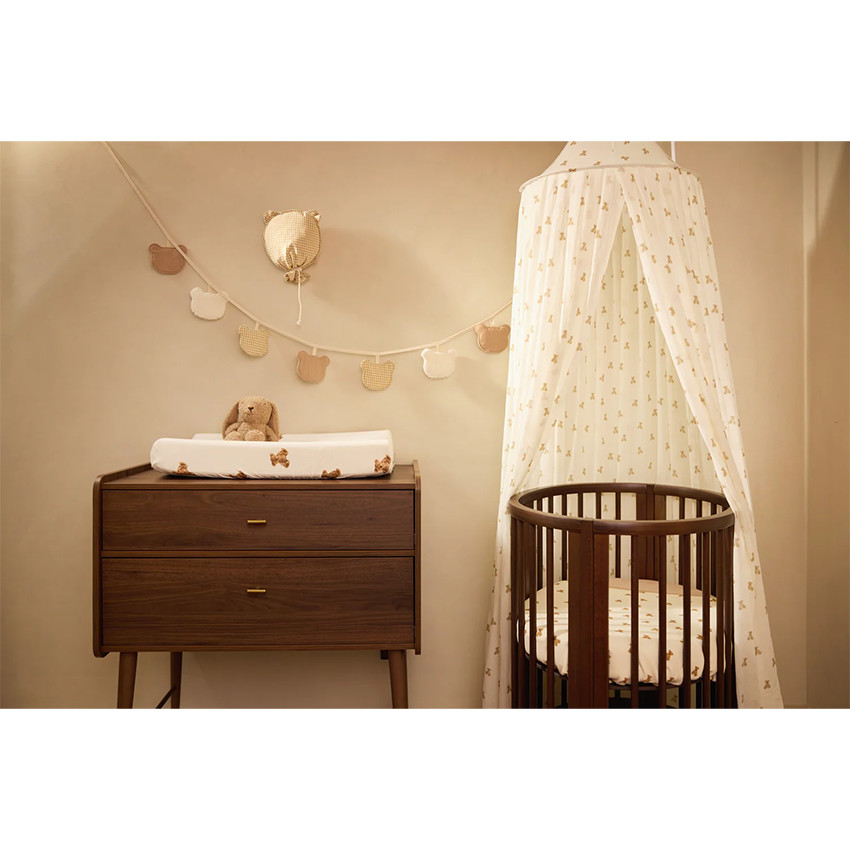 Couverture berceau 75x100cm Gaufré Mini Teddy Bear 