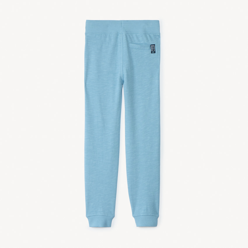 Jogging en molleton slub uni pour garçon 