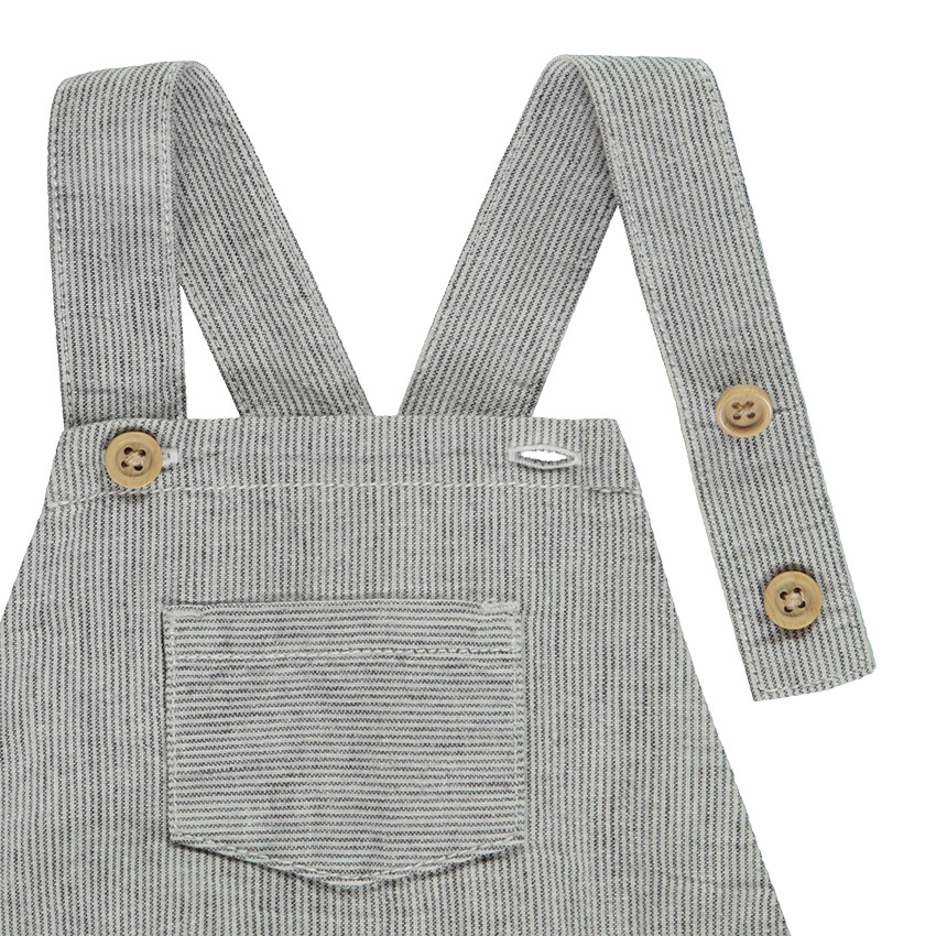 Ensemble 2 pieces avec barboteuse rayee pour bebe garcon