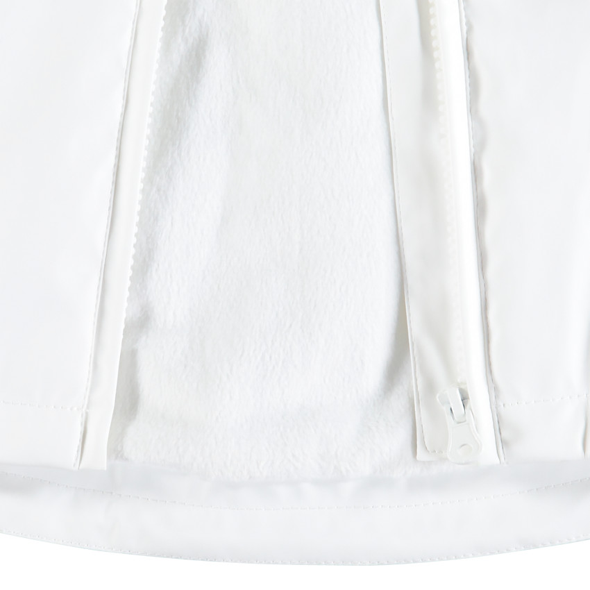 Parka à capuche doublée sherpa à motifs floraux Main Parka à capuche doublée sherpa à motifs floraux