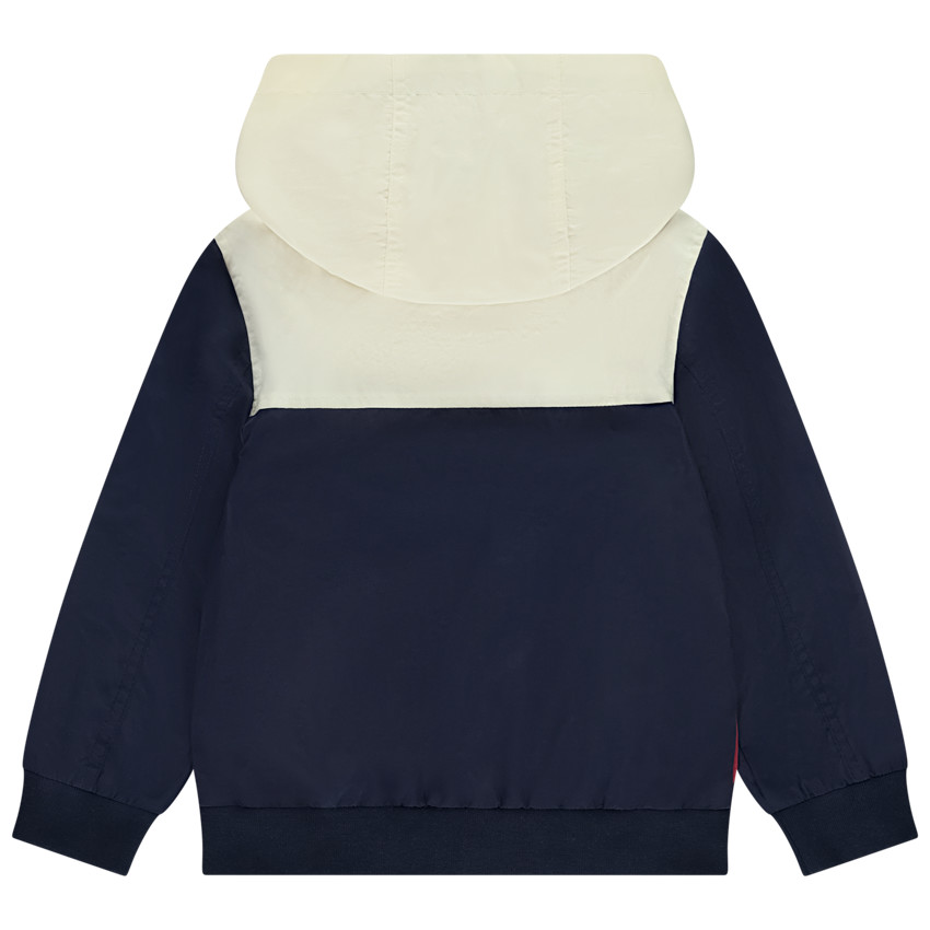 Coupe-vent retro à capuche pour garçon 