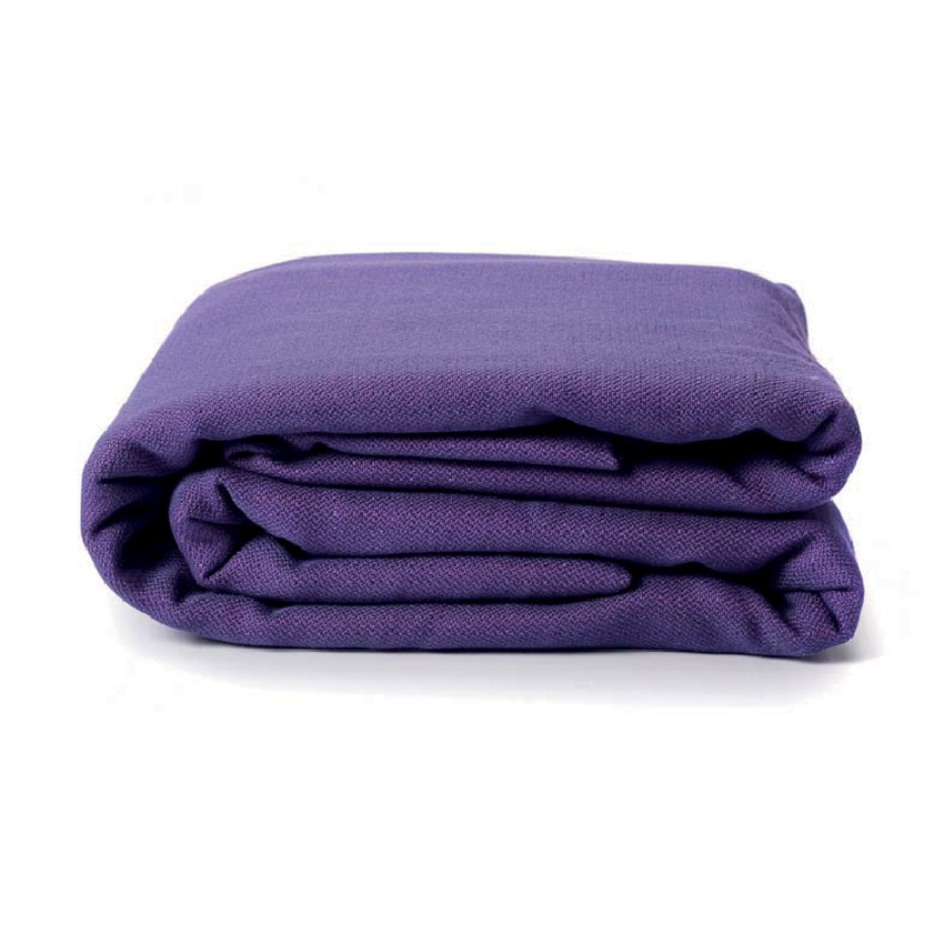 écharpe de portage en sergé brisé 460 cm myrtille - violet