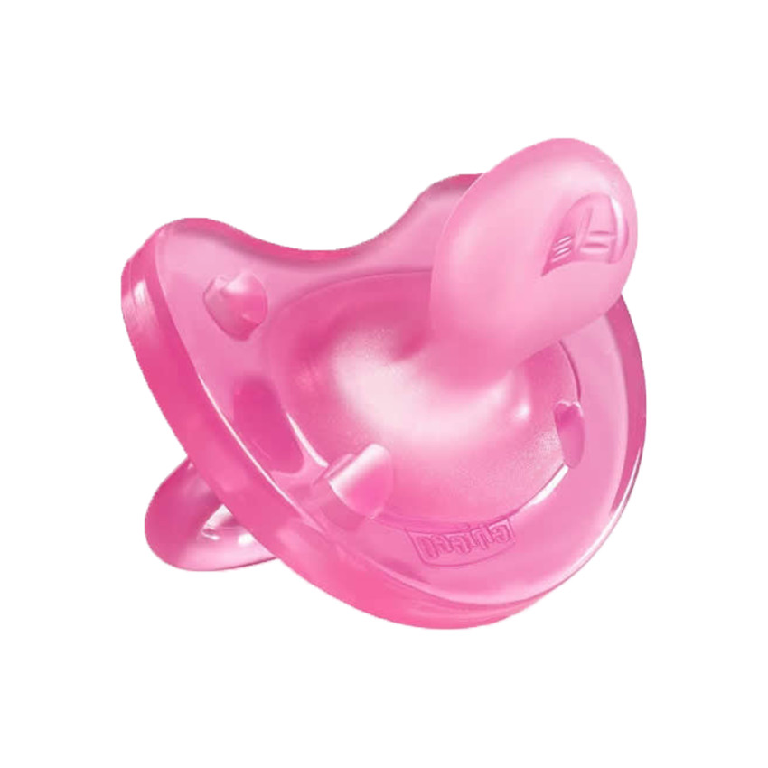 Sucette Physio Soft en silicone 0-6 mois - Rose 