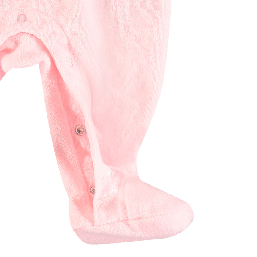 Dors-bien en velours à nuage et petit noeud 