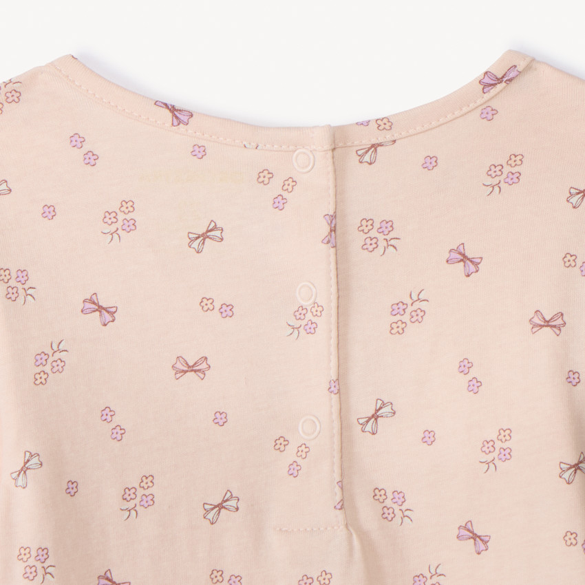 Lot de 2 t-shirts manches longues fantaisie pour bébé fille 