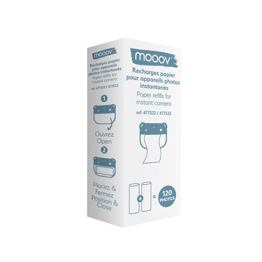 Pack de 2 recharges papier pour appareil photo instantané 