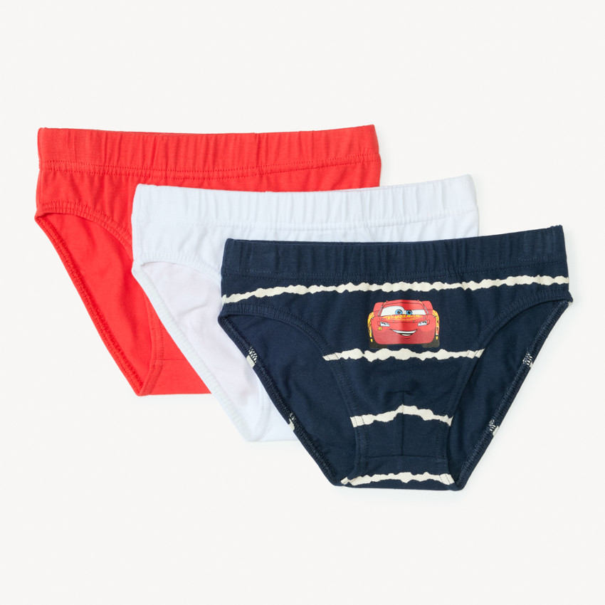 Lot de 3 slips printés Flash McQueen Disney-Pixar pour garçon
