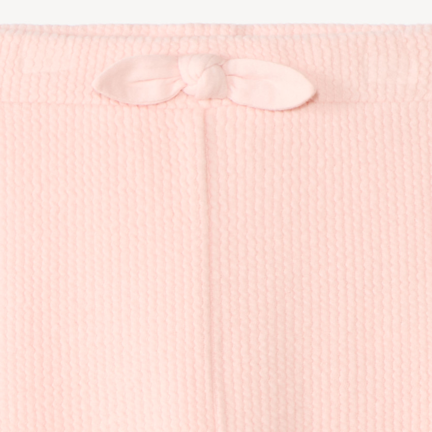 Pantalon de jogging bébé fille en tricot fantaisie 