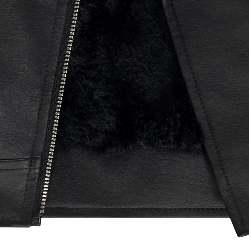 Perfecto en simili cuir doublé sherpa pour fille 