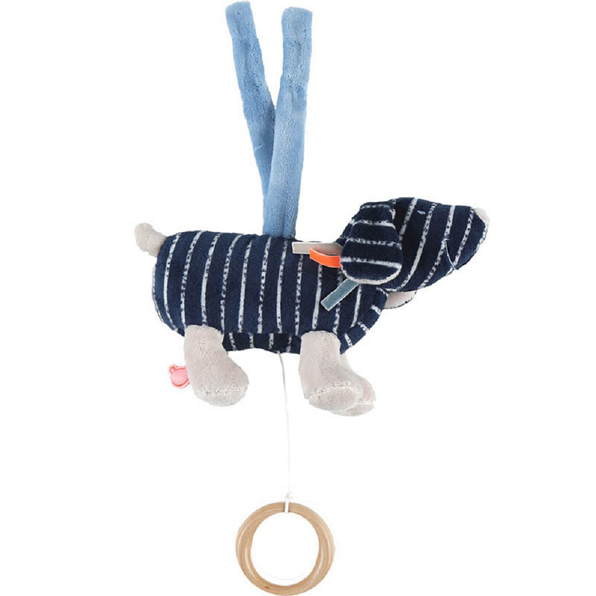 Peluche mini musicale Jack en Veloudoux® - Aston & Jack 