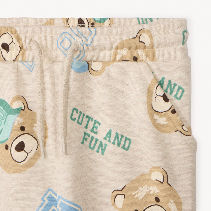 Ensemble jogging imprimé oursons pour bébé garçon 