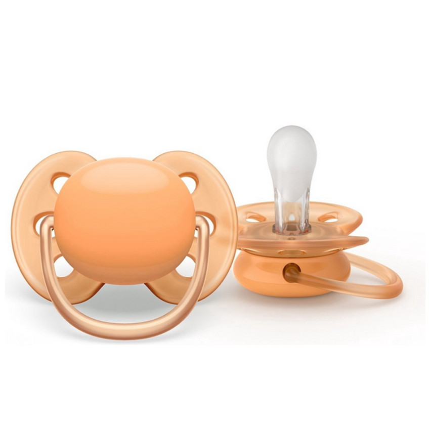 Sucette silocone Ultra Soft +0m - Cognac/Vert - 2 pièces - Vert (Philips Avent) - Image 4