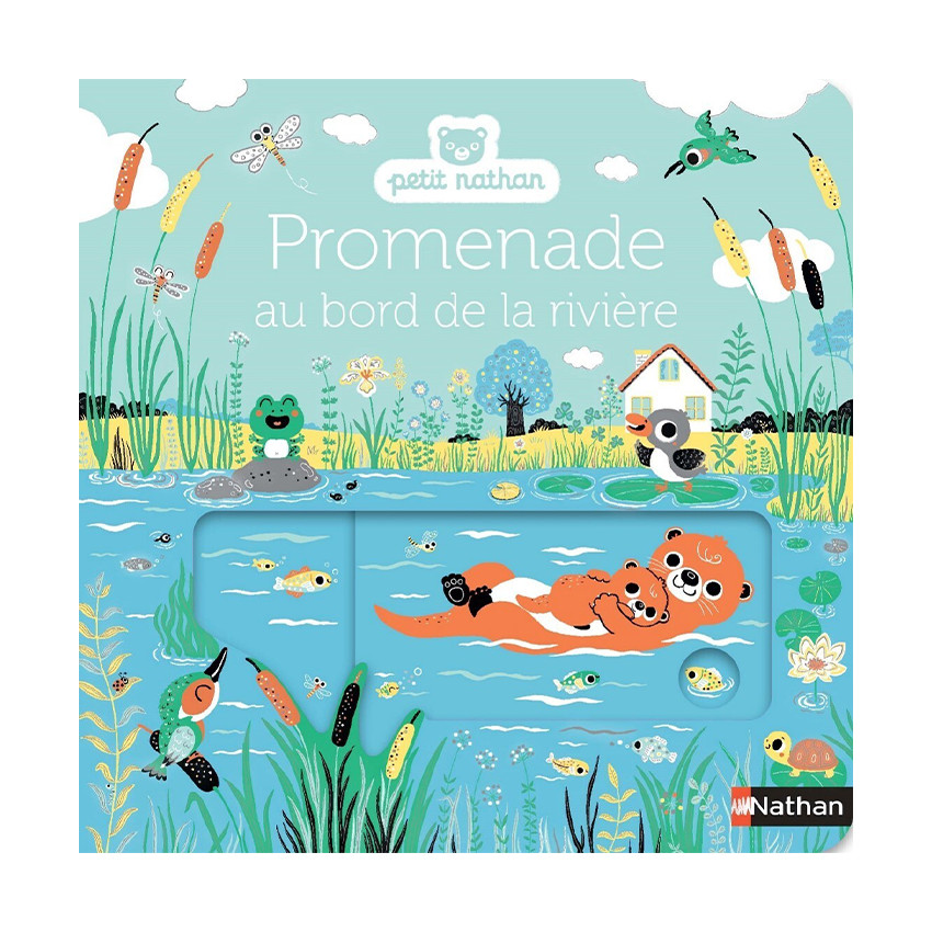 Livre d'éveil animé Promenade au bord de la rivière 