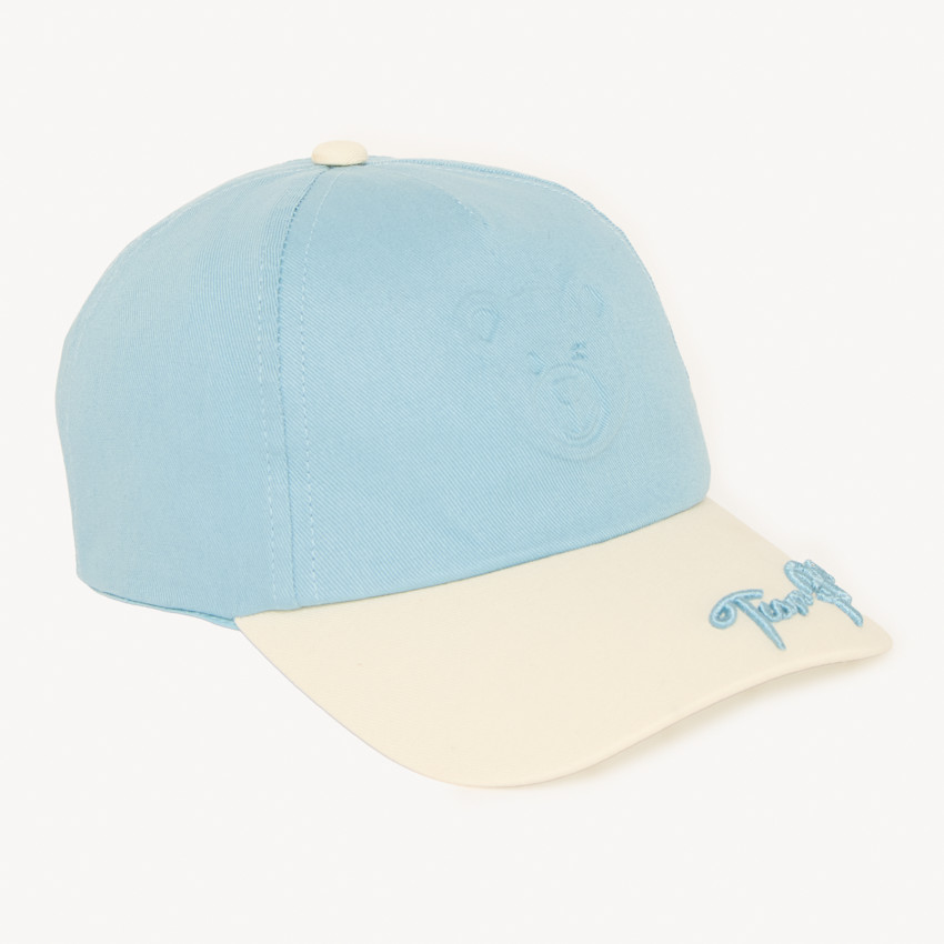 Casquette bicolore motif ourson pour bébé garçon