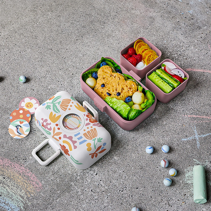 Lunchbox 800ml Tresor Graphic papercut rose 