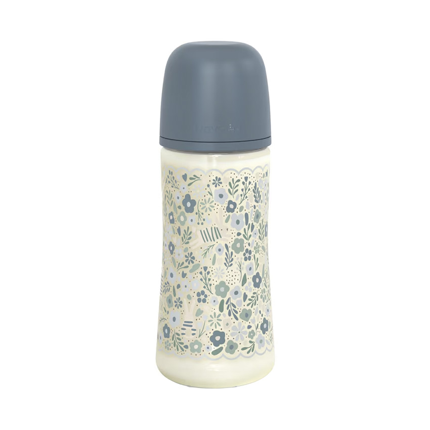 Biberon avec tétine physiologique SX PRO L 360ml Wonderland Liberty bleu 