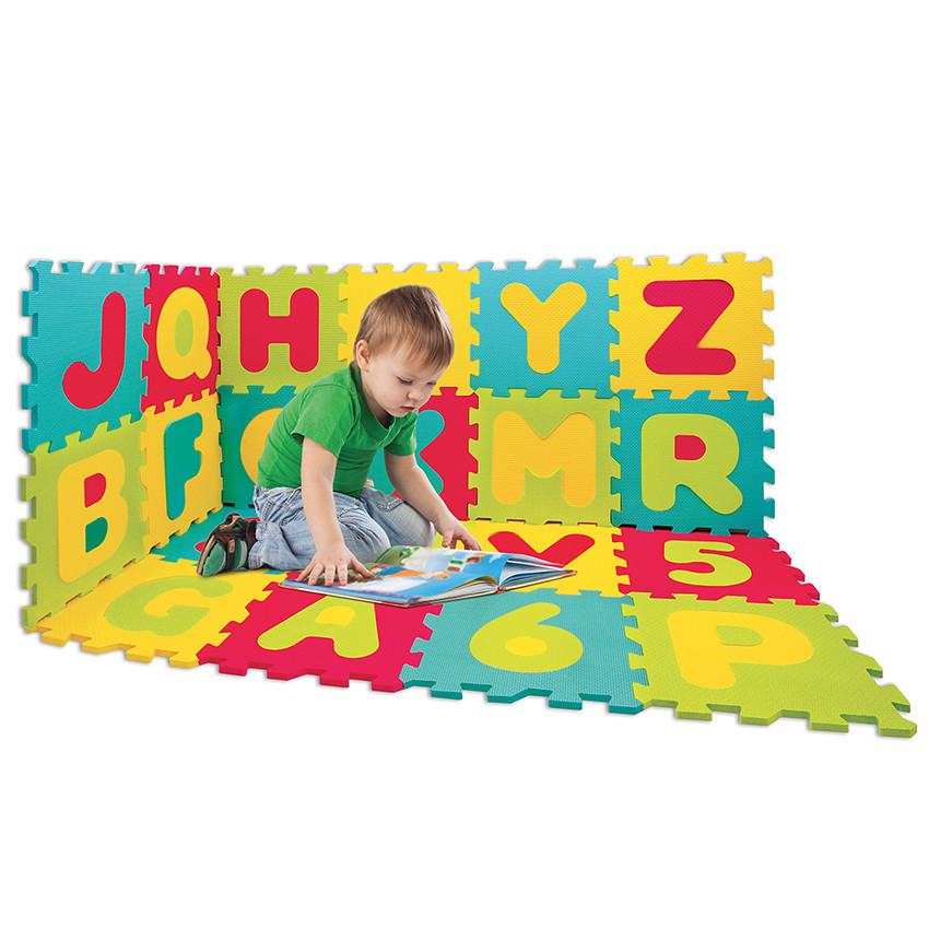 Dalles en mousse Basic lettres  