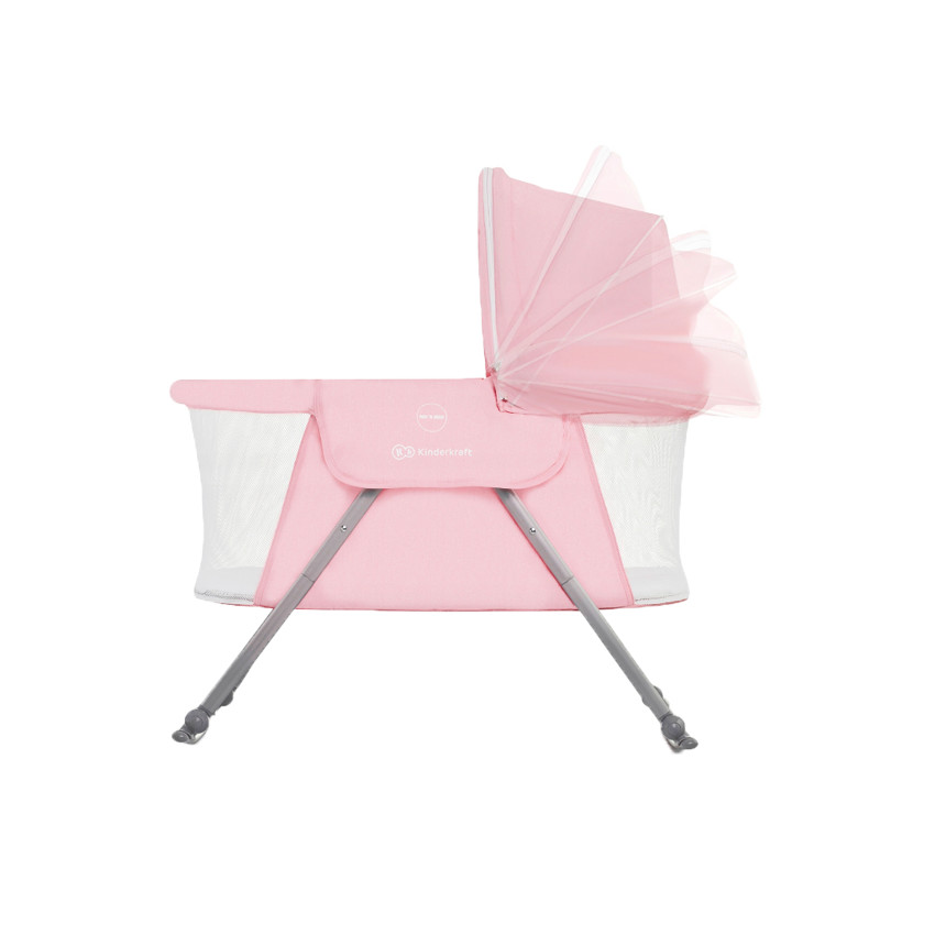 Berceau pliable Lovi 3 en 1 - Rose 