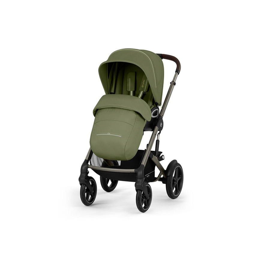 POUSSETTE TALOS S LUX TAUPE - MOSS GREEN