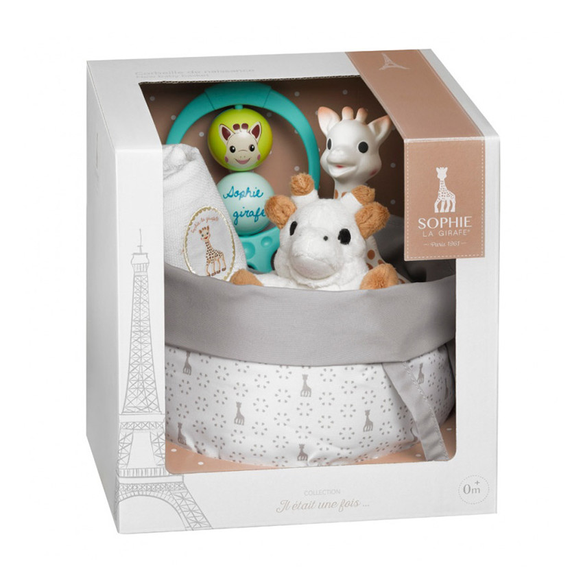 Corbeille de naissance Sophie la girafe 