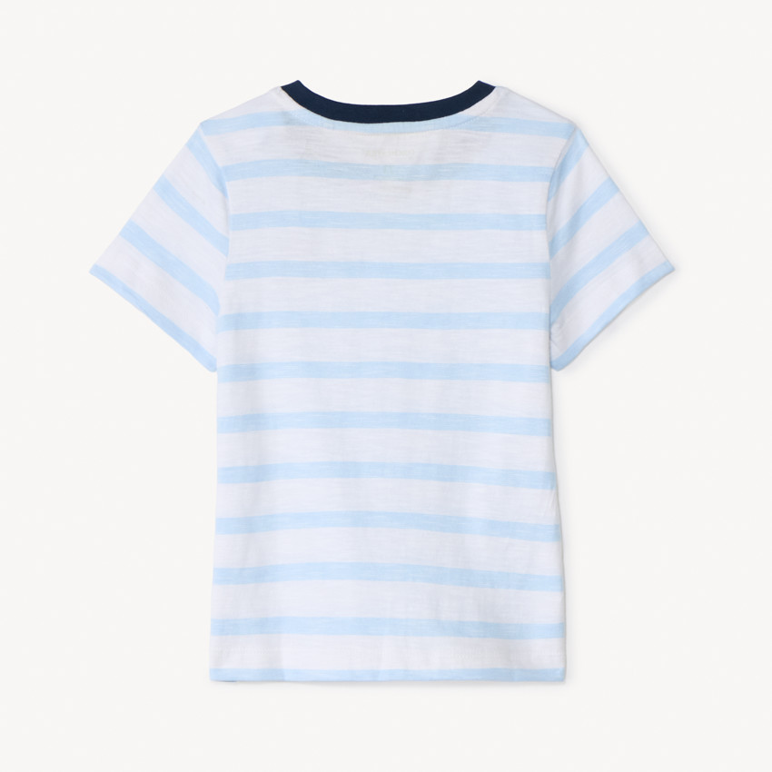 T-shirt manches courtes marinière pour bébé garçon 