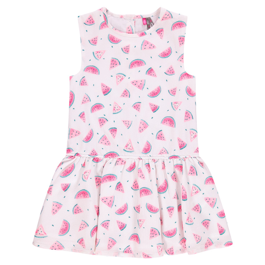 Robe fluide imprimée pastèques 