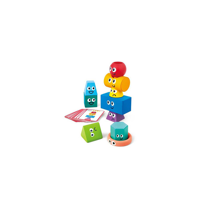 Set de 10 blocs à empiler Montessori 