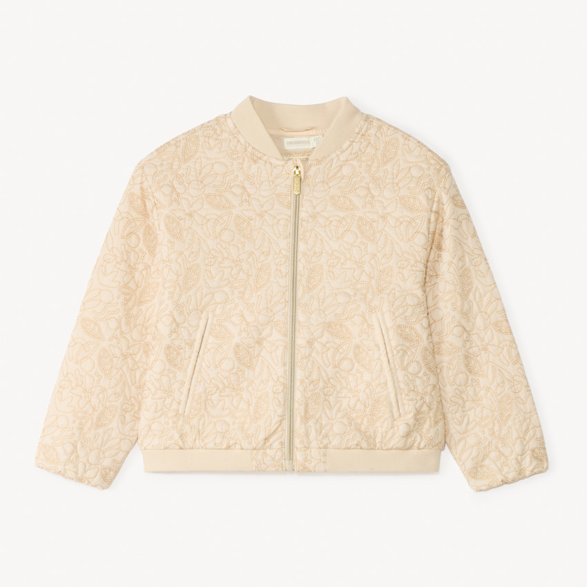 Bombers en toile avec surpiqûres fantaisie pour fille