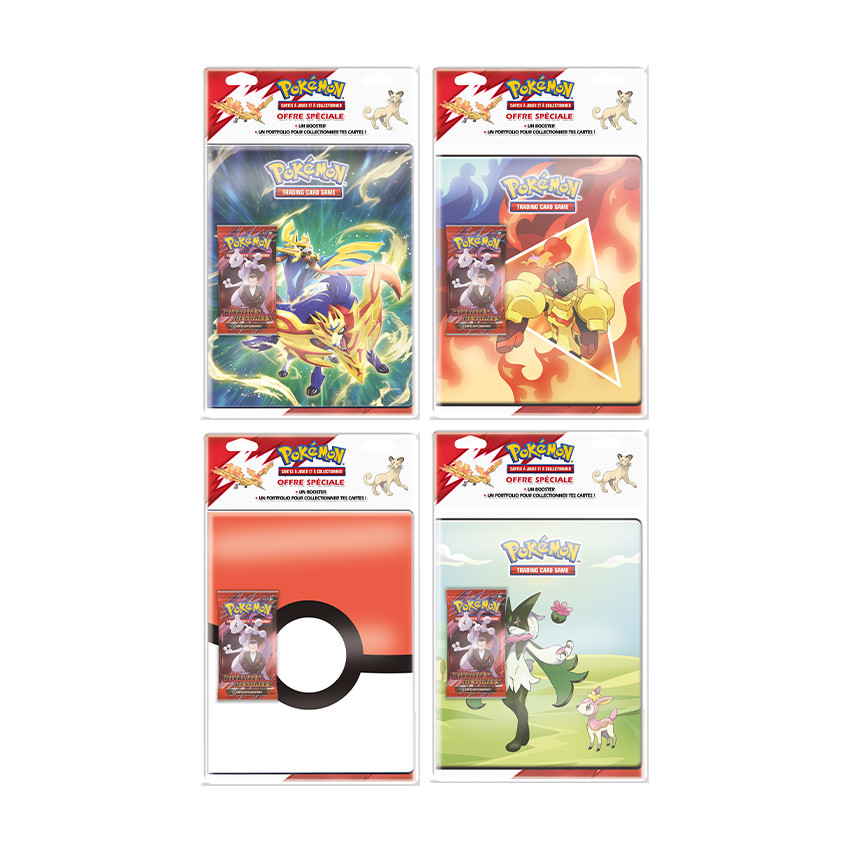 Pack portfolio + booster Pokémon Rivalités Destinées (modèle aléatoire) 