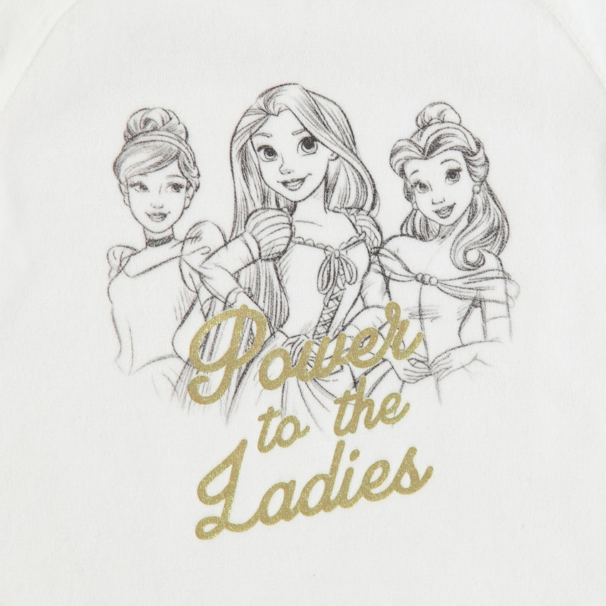 Pyjama en velours avec princesses Disney printées 