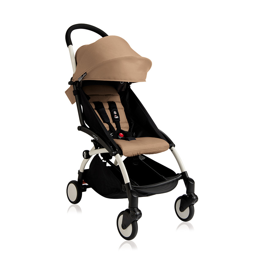 Pack 6+ pour poussette YOYO+ châssis blanc - Taupe 