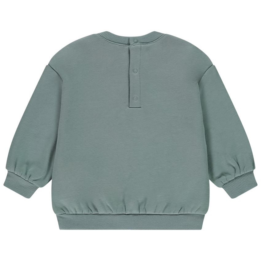 Sweat oversize à animal en bouclettes pour bébé garçon 