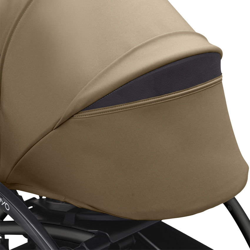 Poussette Stokke® YOYO³ de la naissance à 3 ans - cadre noir/toffee 