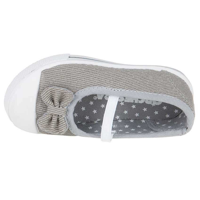 Babies en toile à bride élastiquée et noeud du 24 au 27 