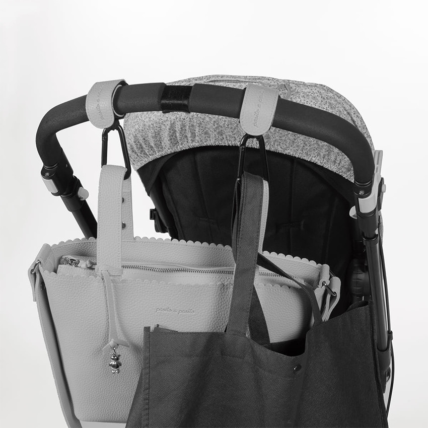 Lot de 2 crochets Icon pour poussette Smoke 