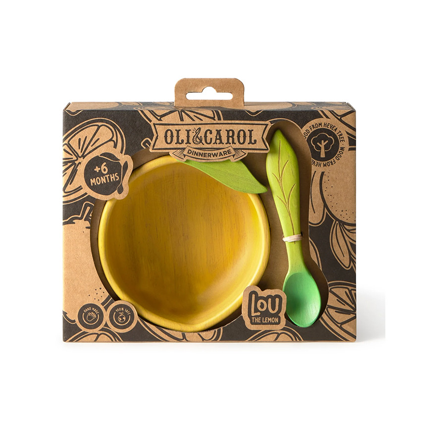 Coffret repas Bol + Cuillère Lou le Citron 