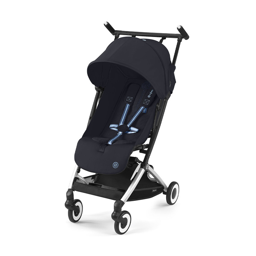 Poussette ultra-compacte Libelle 2024 silver/dark blue 
