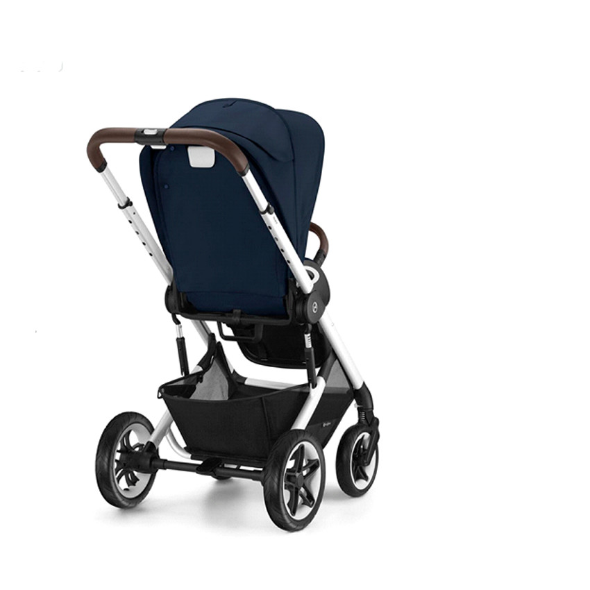 Poussette Talos S Lux Châssis Silver - Ocean Blue 