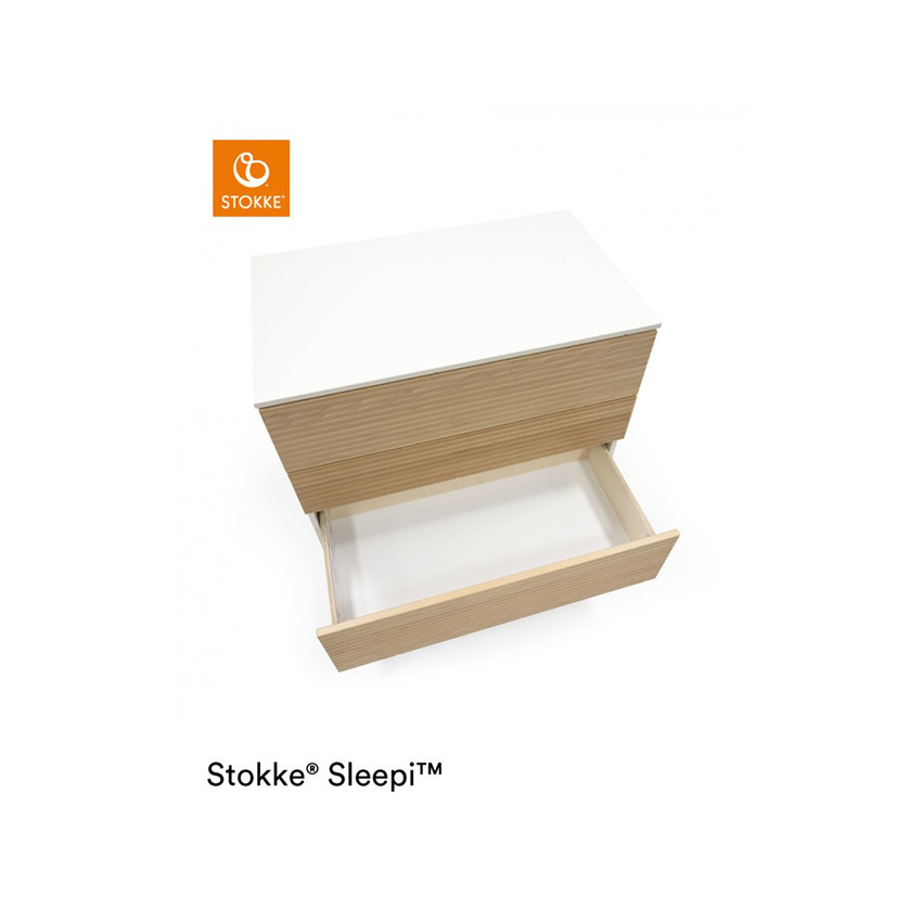 COMMODE SLEEPI NATURAL 1/2 