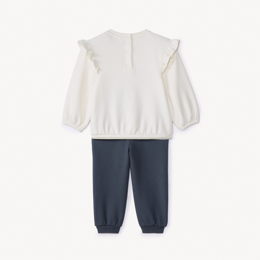 Ensemble jogging en scuba pour bébé fille 