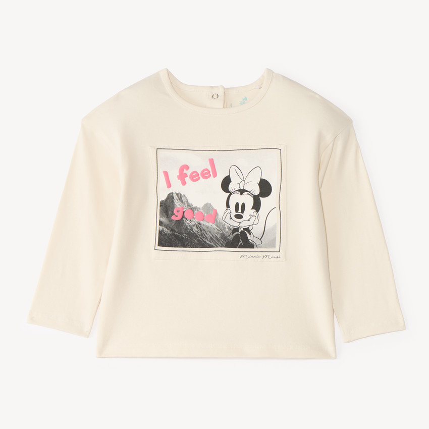 T-shirt bébé fille oversize print Minnie