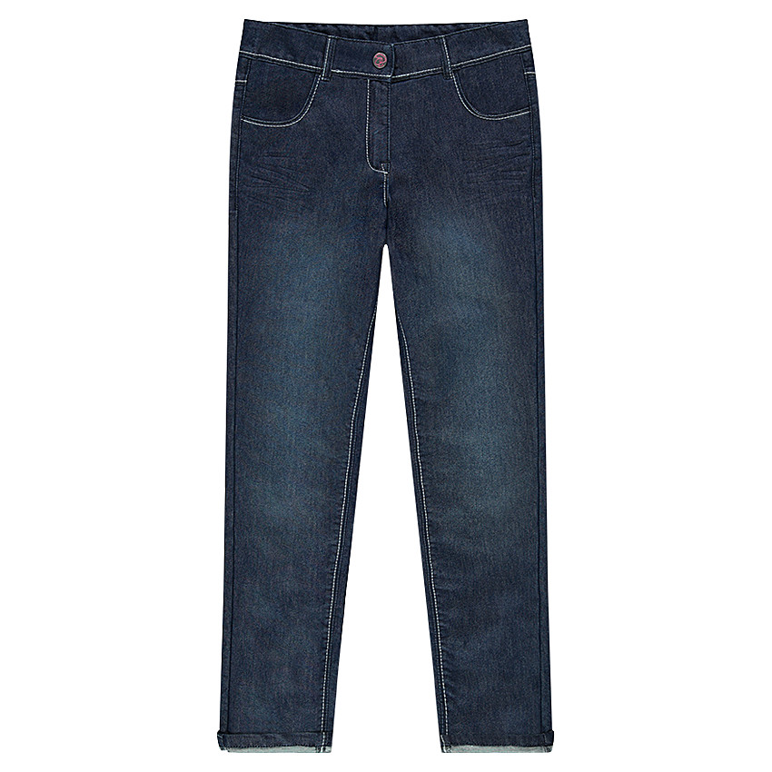 Junior - Jeans slim effet used 