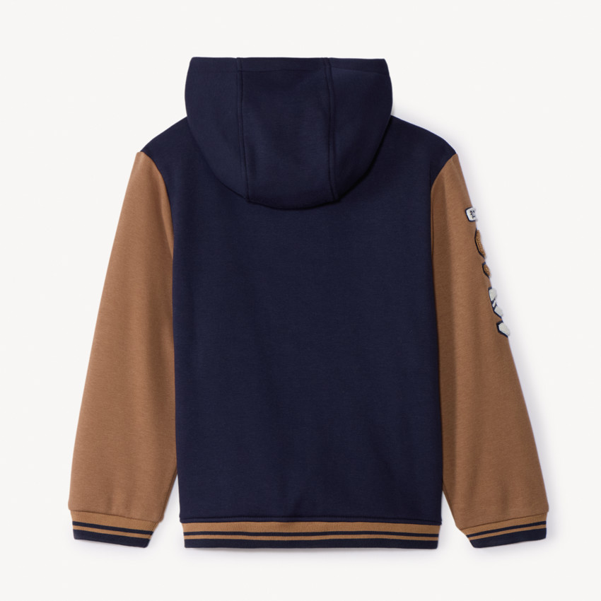 Veste à capuche et col teddy contrecollé pour garçon  