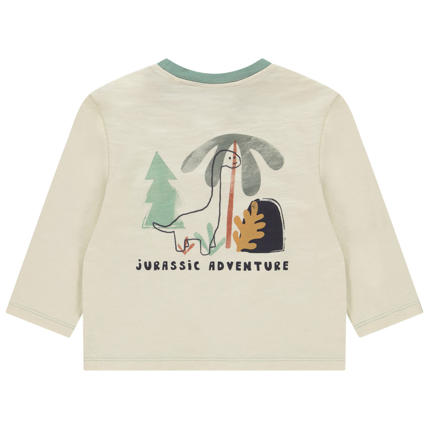 T-shirt manches longues oversize prints dinos pour bébé garçon 