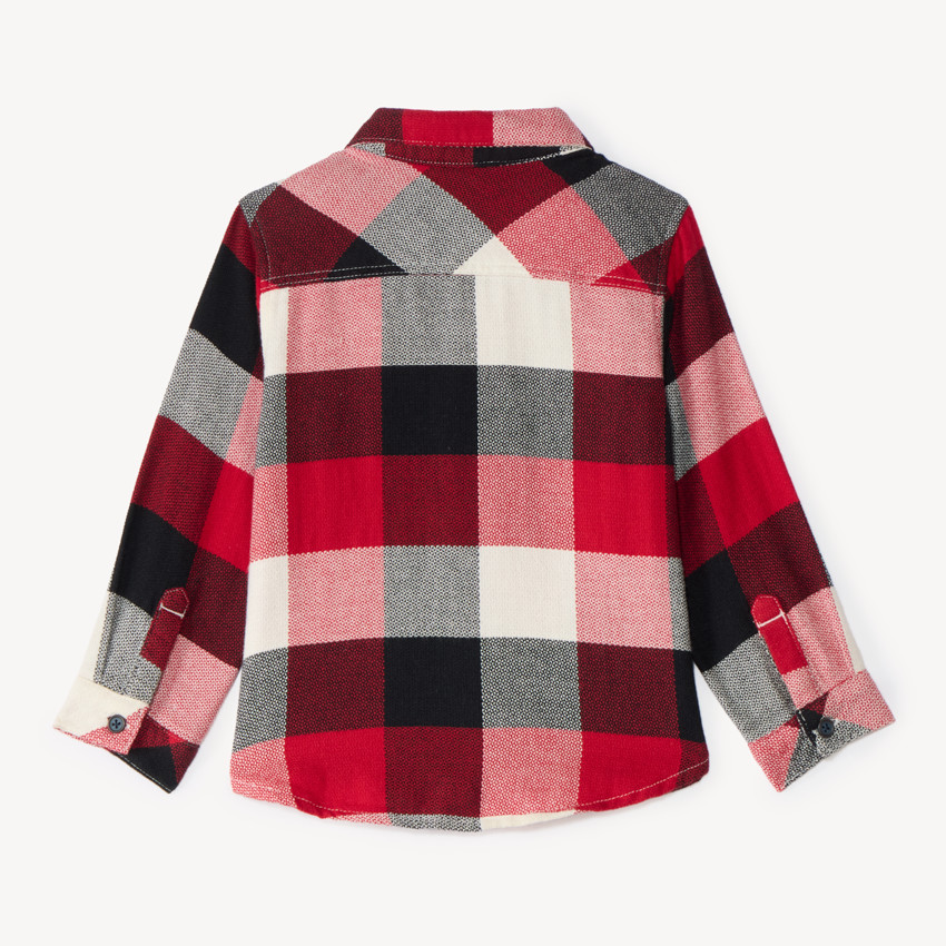 Chemise manches longues à carreaux bébé garçon 