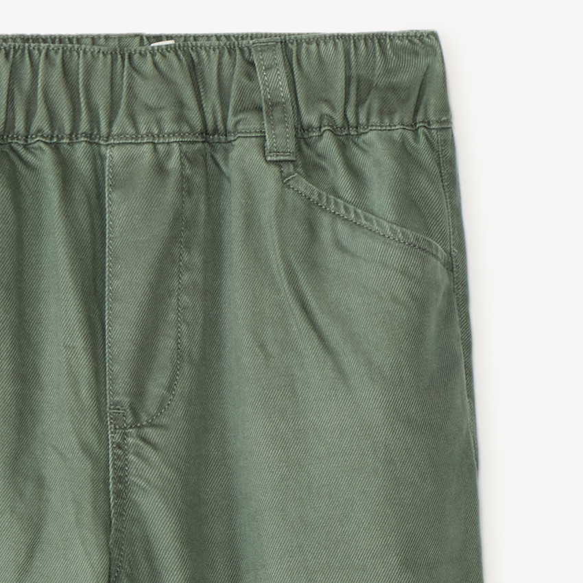 Pantalon jogger cargo garçon uni 