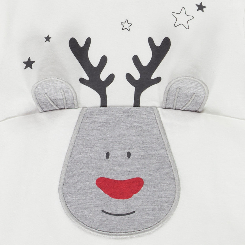 T-shirt esprit Noël avec animation 3D pour bébé garçon 