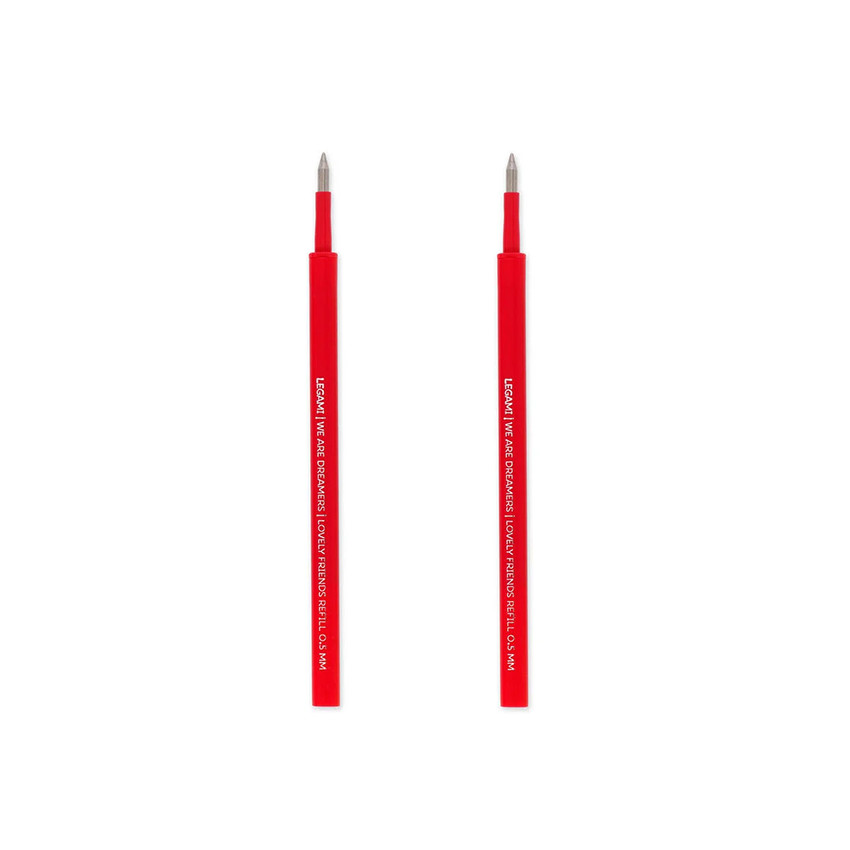 Set de 2 recharges rouges pour stylo à encre gel effaçable Lovely Friends 