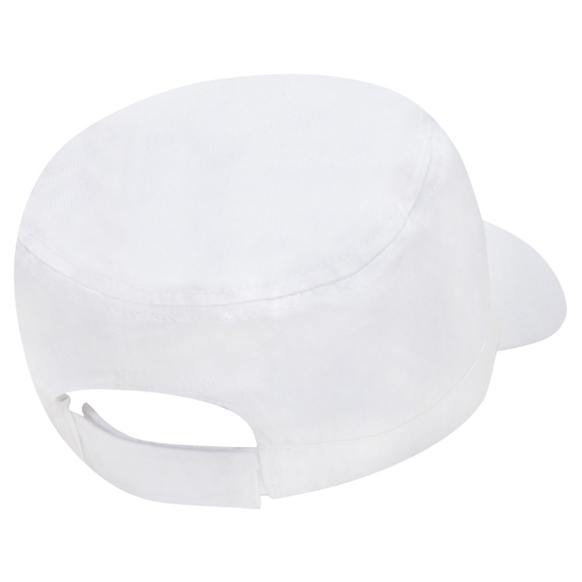 Casquette cubaine en twill avec papillon brodé  